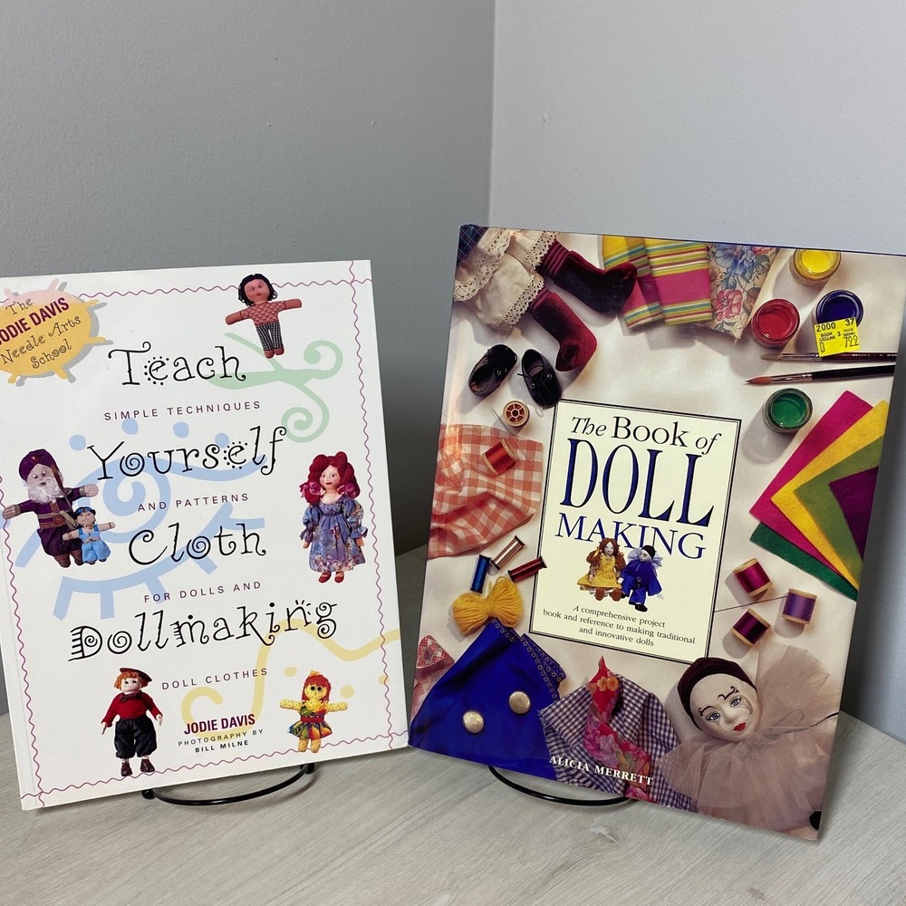 Doll Making Book Lot Teach Yourself Cloth Dollmaking Alicia Merrett Jodie Davis